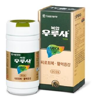 Complex Ursa Soft Capsules – Fatigue Recovery & Liver Support with Ginseng and UDCA by Daewoong Pharm (80 Caps)
