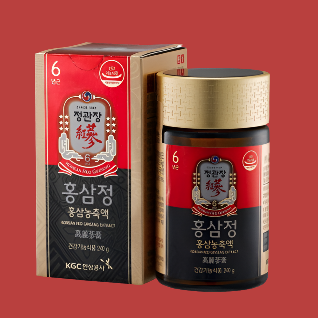 Jung Kwan Jang 100% Korean Red Ginseng Extract 240g – 6-Year-Old Roots, Premium Energy & Immunity Booster