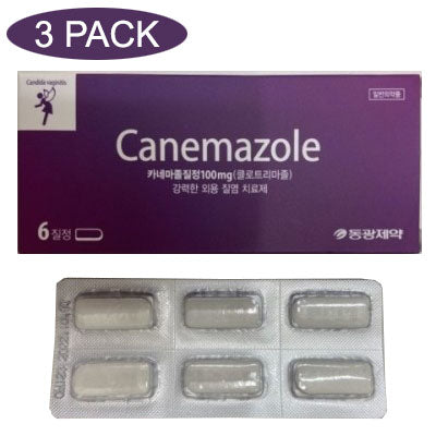 Clotrimazole 100mg Vaginal Suppositories – Antifungal Treatment for Candida Vaginitis (6 Count x 3 Pack / Total 18 Suppositories)