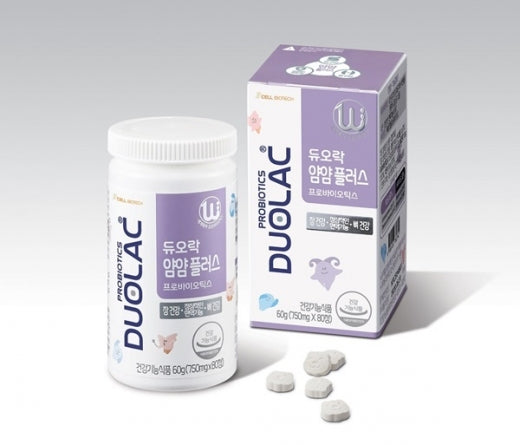 Duolac Yam Yam Plus 80 Tablets, Probiotics 듀오락 얌얌