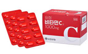 Pharmaceutical Grade Vitamin C 1000mg Tablet, 100 Tablets X 3 Blister PACK, (Total 300 Tablets)