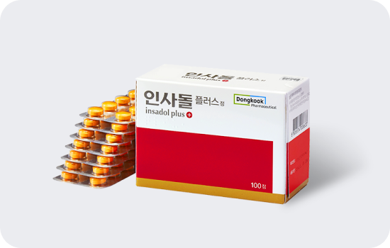 Insadol Plus – Gum Health Supplement for Gingivitis & Periodontitis Recovery (100 Tablets, Made in Korea) 인사돌플러스