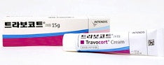 Travocort cream 1%, Isoconazole Nitrate, 15g X 3 pack (Total 45g)