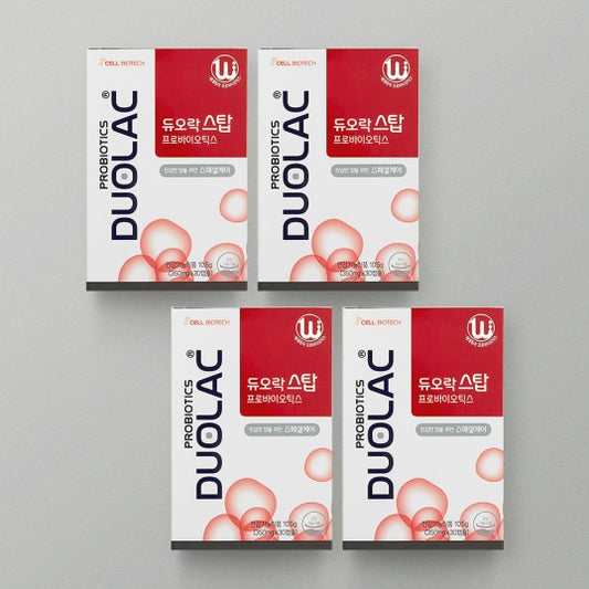 Duolac Stop capsules 30caps X 4 (120caps, 60days), Probiotics