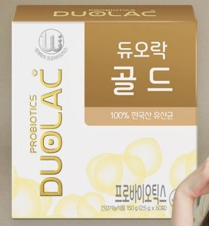 Duolac Gold Probiotics Powder 60 Sachet(30days) , Probiotics 듀오락 골드