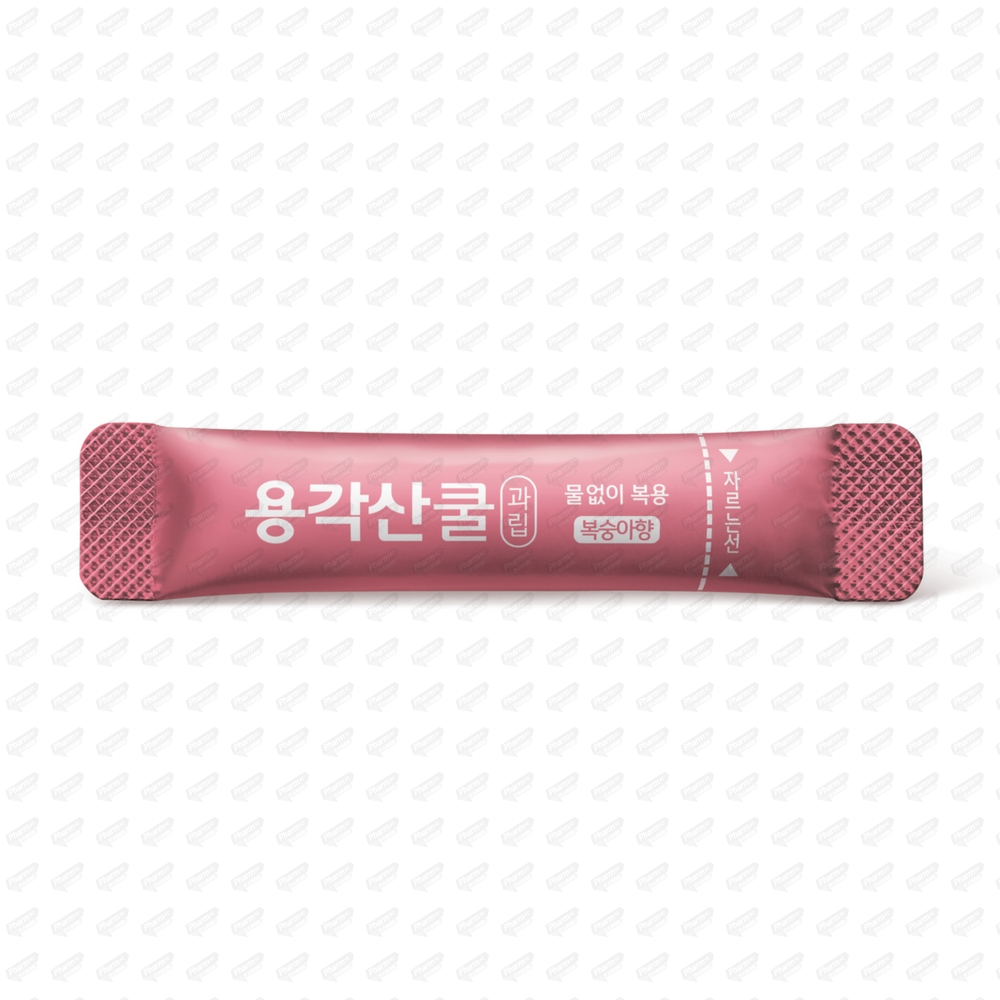 YongGakSan Ryukakusan Direct Stick Powder 18 Follicles-Cough, Phlegm, Sore Throat, Hoarseness Herbal Powder(Peach flavor)용각산 쿨