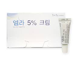 Emla 5% Cream (lidocaine+prilocaine) 5gram X 5 count (Total 25g)