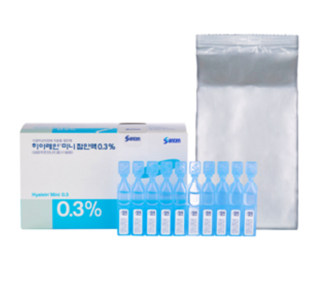 HIALID mini (Hyalein mini) 0.3% Sodium Hyaluronate dry eye drop, 0.5 ml X 100 vial (TOTAL 50 ml)