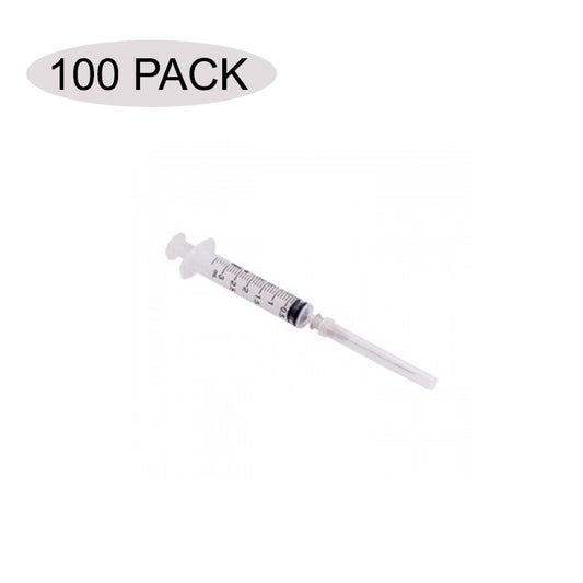 3ml Syringe with Needle (100 count-Pack)