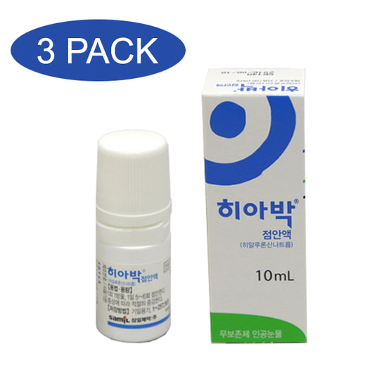 Thea Hyabak preservative free 0.15% Sodium Hyaluronate dry eye drop, 10 ml X 3 PACK