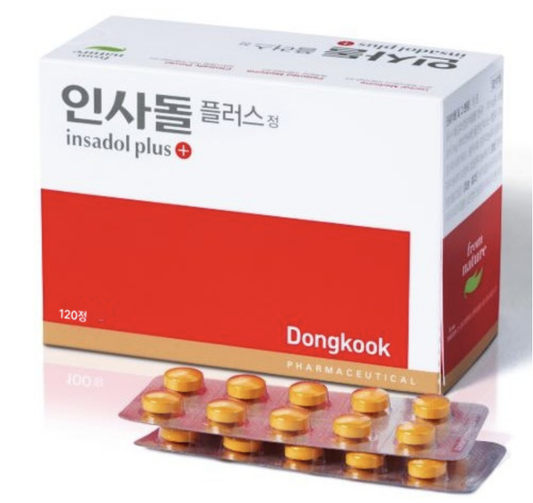 Insadol Plus for Healthy Gum and Tooth 120 Tablets 인사돌플러스