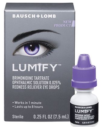 LUMIFY Redness Reliever Eye Drops 7.5mL X 2 Pack (Total 15ml)